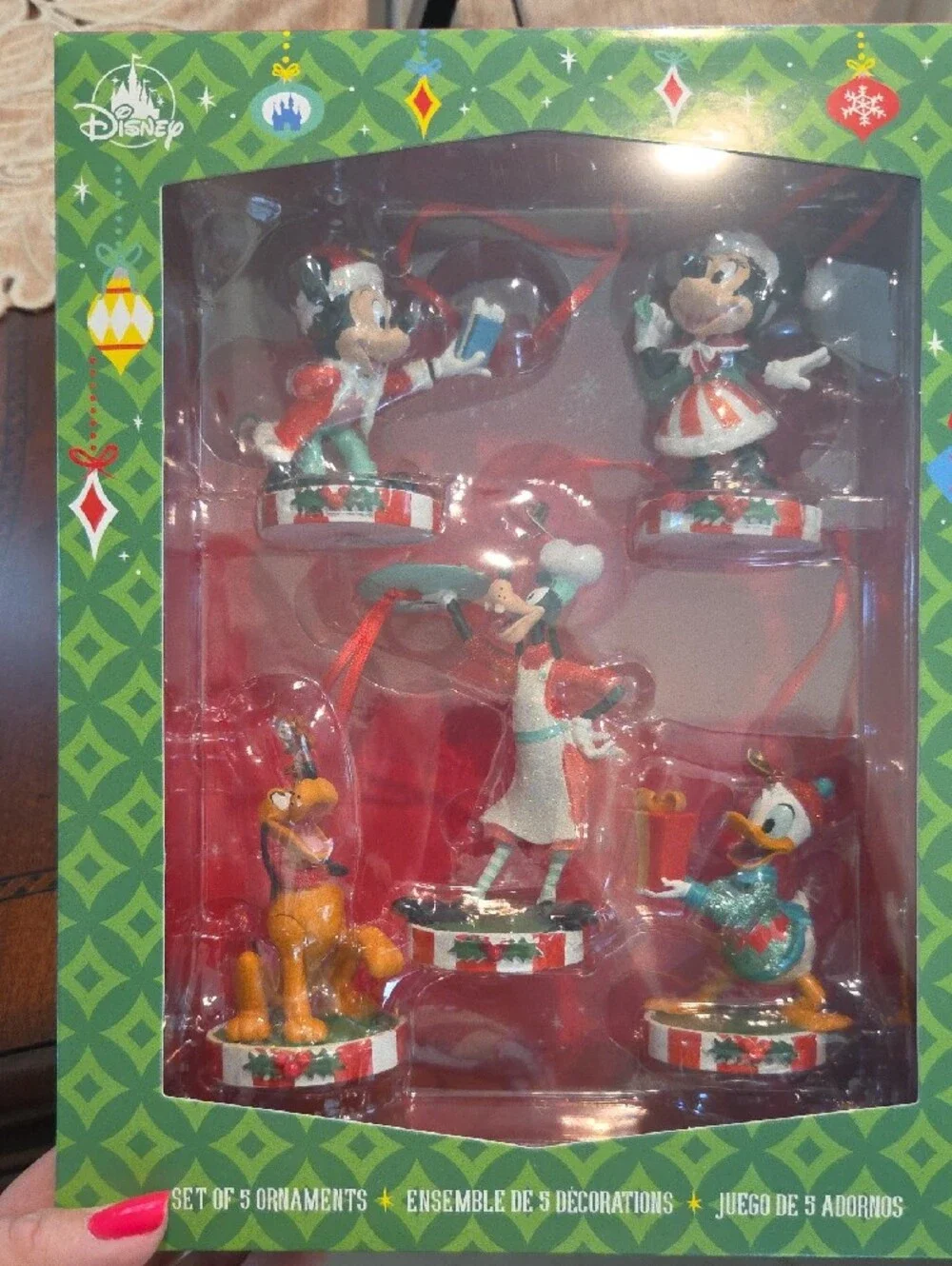 Disney Christmas Ornament Set